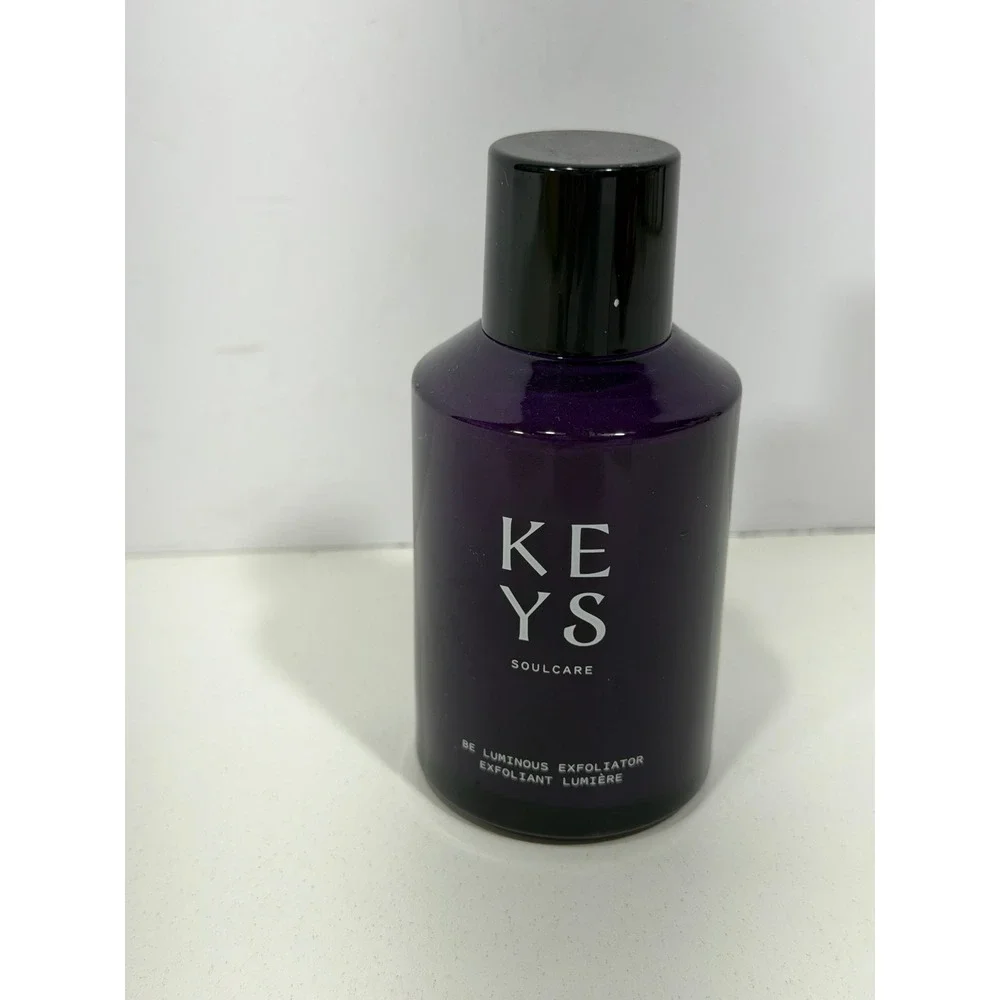 Keys Soulcare Be Luminous Exfoliator Powder Hojicha Lactic Acid 2.29oz Purple